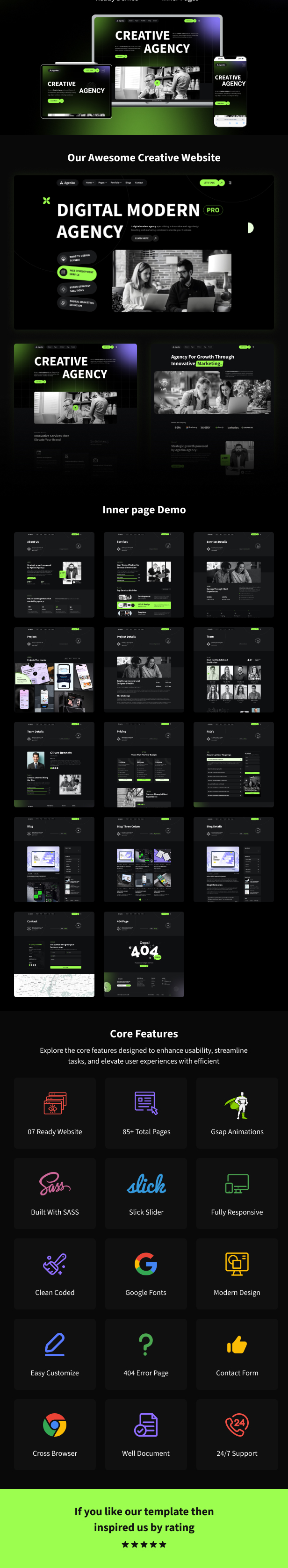 Agenko - Creative Digital Agency React NextJS Template